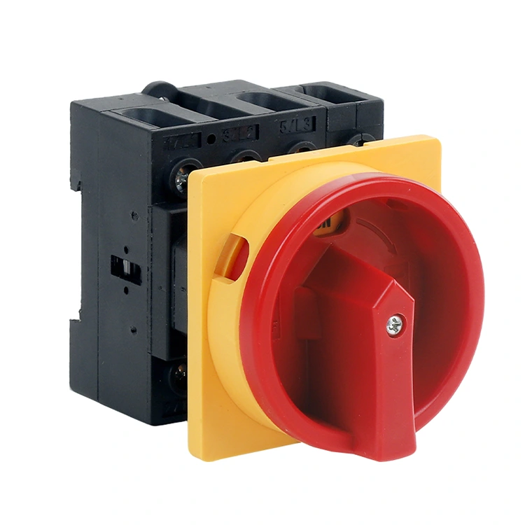 Instalacja typu Y 40A za płytą Przełącznik krzywkowy z kłódką