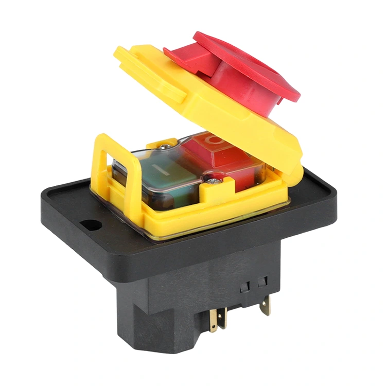 Trójfazowy przełącznik elektromagnetyczny 400 V 7 pinów z dużą płytką