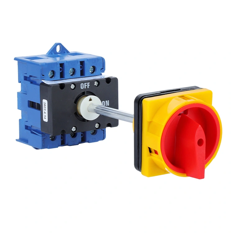 Wyłącznik kłódkowy na słupku przedłużającym 80A LW30