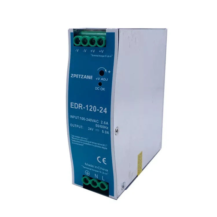 Zasilacz przełącznikowy EDR-120W montowany na szynie DIN