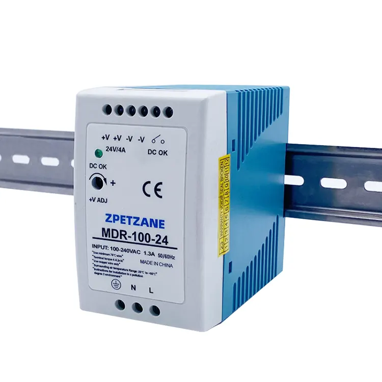 Zasilacz przełącznikowy MDR-100W montowany na szynie DIN