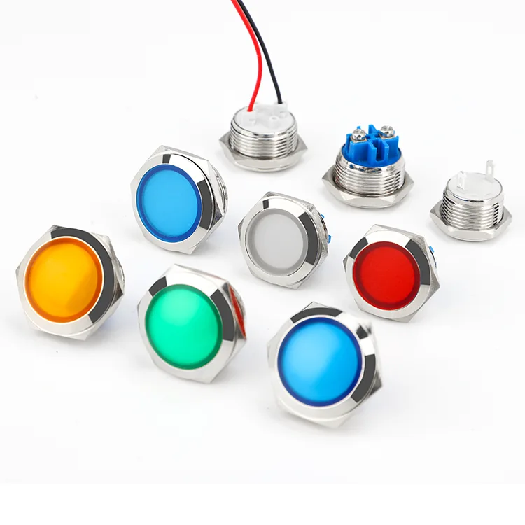 Metalowa lampka kontrolna