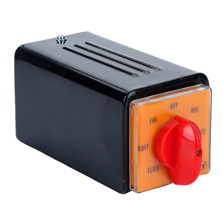 T-16EXF64D-6BF Siedmiopozycyjny przełącznik krzywkowy z metalową obudową